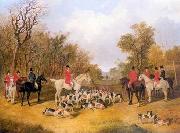 unknow artist Classical hunting fox, Equestrian and Beautiful Horses, 049. oil painting reproduction